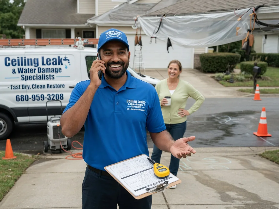 Ceiling Leak Cleanup Terral, OK FAQs